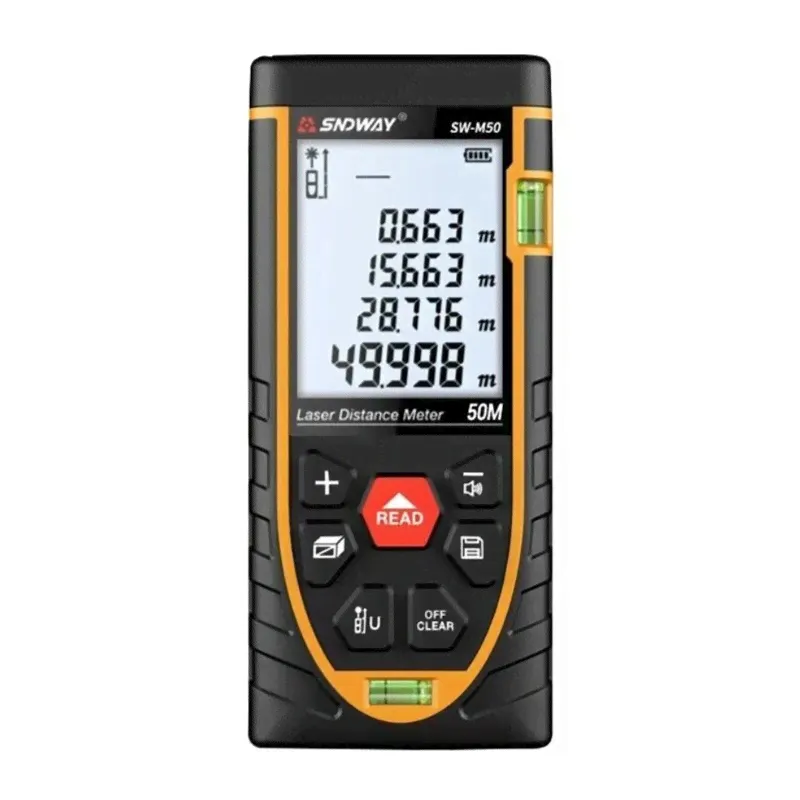 Лазерный дальномер SNDWAY SW-M50 0,05-50 м измерение углов и объема