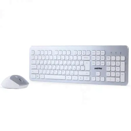 Smartbuy 233616AG Комплект клавиатура+мышь серебристо-белый (SBC-233616AG-SW)/10 [1]-0