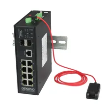 Промышленный управляемый (L2+) коммутатор OSNOVO SW-70802/ILS