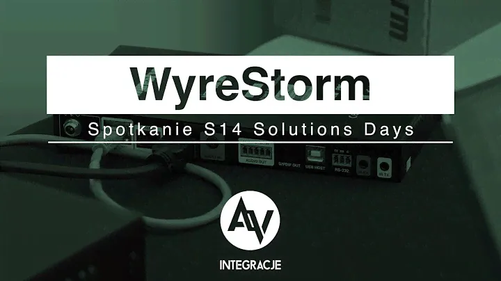 WyreStorm Network HD seria 500, nowy kontroler i nowy przełącznik prezentacyjny SW-540-TX-W