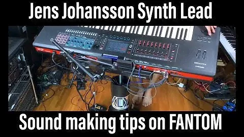 How to make Jens Johansson Lead Polysix synth sound tutorial tips Roland FANTOM イェンスヨハンソン シンセリード
