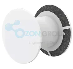 Systemair OV-R-125-SW настенное переточное устройство с шумопоглощением