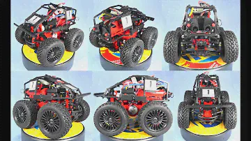 1/24 タミヤ コミカルウイリー SW-01をヒロボーゼルダ風パイプフレームボディに HIROBO ZERDA  (ランチボックスミニの完成モデルを使用）