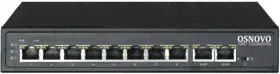 Коммутатор Osnovo SW-21000/A(120W) (L2) 8PoE 120W неуправляемый