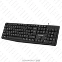 Клавиатура SunWind SW-KB100 [проводная, мембранная, клавиш - 104, USB, цвет черный]