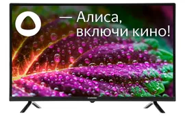 32" Телевизор StarWind SW-LED32SG302, HD, черный, СМАРТ ТВ, Яндекс.ТВ
