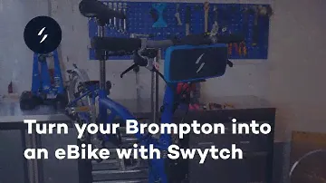 How to Turn Your Brompton Bike into an Electric Bike with Swytch