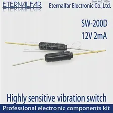 🛍 SW-200D -420 -520D SW-18010P-18015P-18020P-58010P 12 В высоковибрирующий переключатель с шариковым наклоном двойные бусины углом пружинный датчик