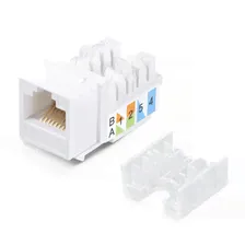 CABEUS KJ-RJ45-CAT.5E-90-SW ВСТАВКА KEYSTONE JACK RJ-45, КАТЕГОРИЯ 5E, ЗАДЕЛКА 110 ТИП, БЕЛАЯ