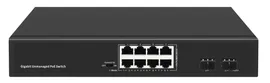GIGALINK GL-SW-G005-08P коммутатор неуправляемый 8 + 2 порта