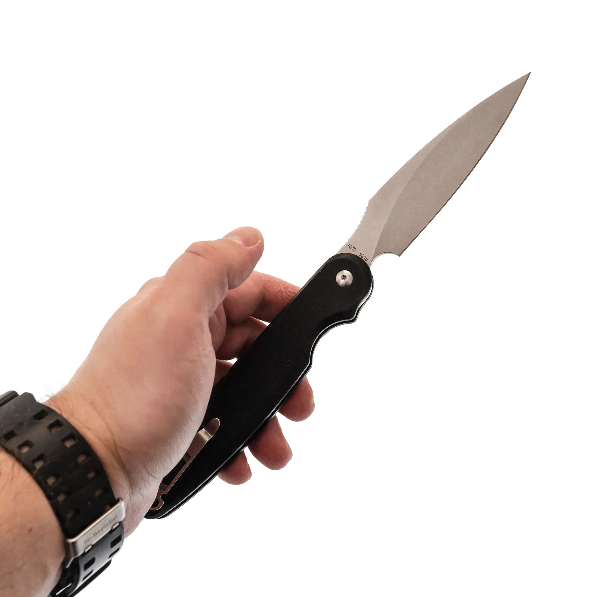 Складной нож Dagger Parrot Black SW, сталь VG10, рукоять G10-3