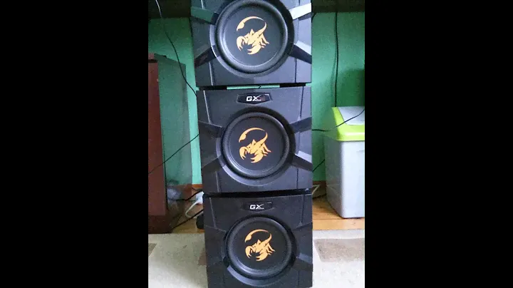 3x Genius SW 3000 WOOFER COOKER