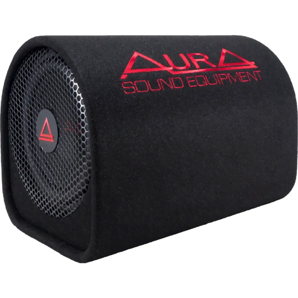 Автосабвуфер AURA SW-T20A, корпусный активный 81Вт/801Вт