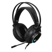 Гарнитура игровая SUNWIND SW-HS510G, для ПК и игровых консолей, мониторные, черный [1422149], SW-HS510G