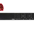 TLK TLK-PPI-SW-A21B03-M61-BK Блок контролируемых электрических розеток, SW - Switched, (включение и отключение каждой розетки, измерение общего потребления и отправка показаний через LAN), Вертикальны