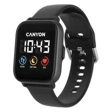 Смарт-часы Canyon Salt SW-78, 1.4", черный / черный [cns-sw78bb], SW-78